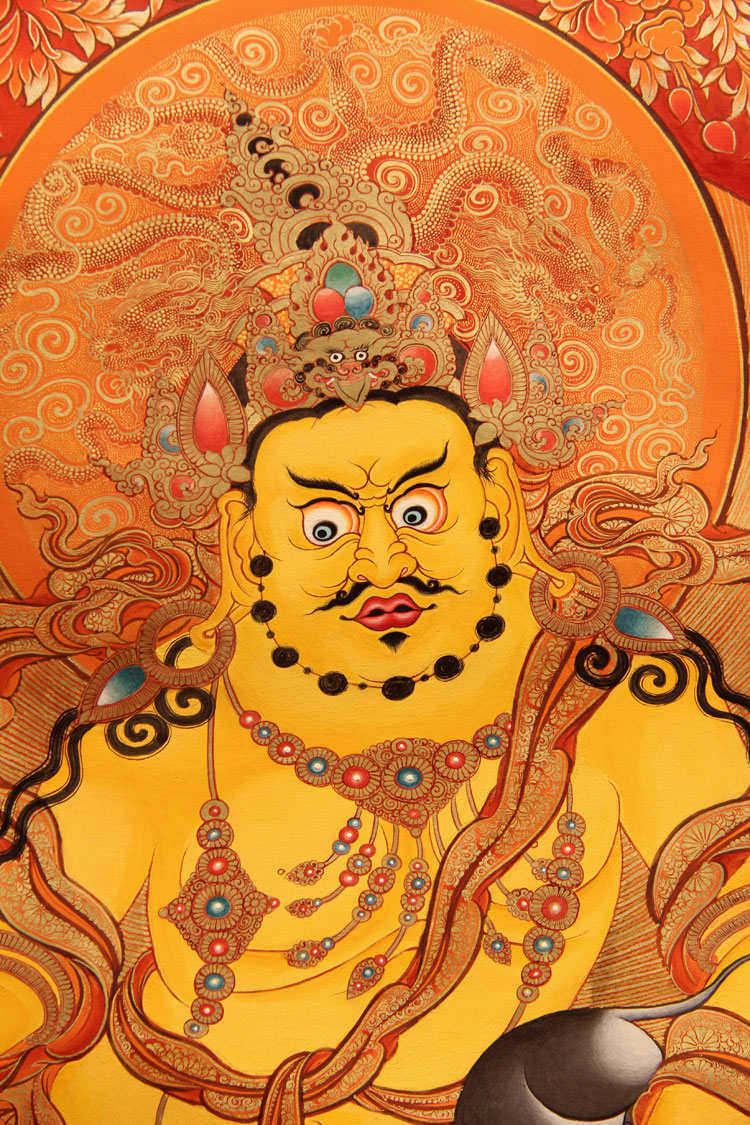 藏传佛教佛像 黄财神图片